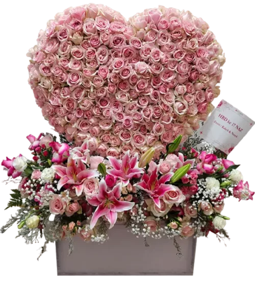 melina-bunga-meja-dengan-rangkaian-bunga-mawar-pink-mawar-pink-fanta-casablanca-dan-baby-breath-yang-bisa-dipesan-secara-online-melalui-whatsapp-chat-athaya.co.id